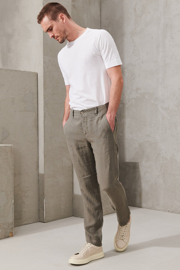 Pantalone regular-fit di lino | 1011.CFUTRWD130.U13