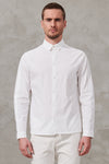 Regular-fit shirt in stretch cotton poplin | 1011.CFUTRWU300.U00