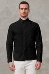 Regular-fit shirt in stretch cotton poplin | 1011.CFUTRWU300.U10