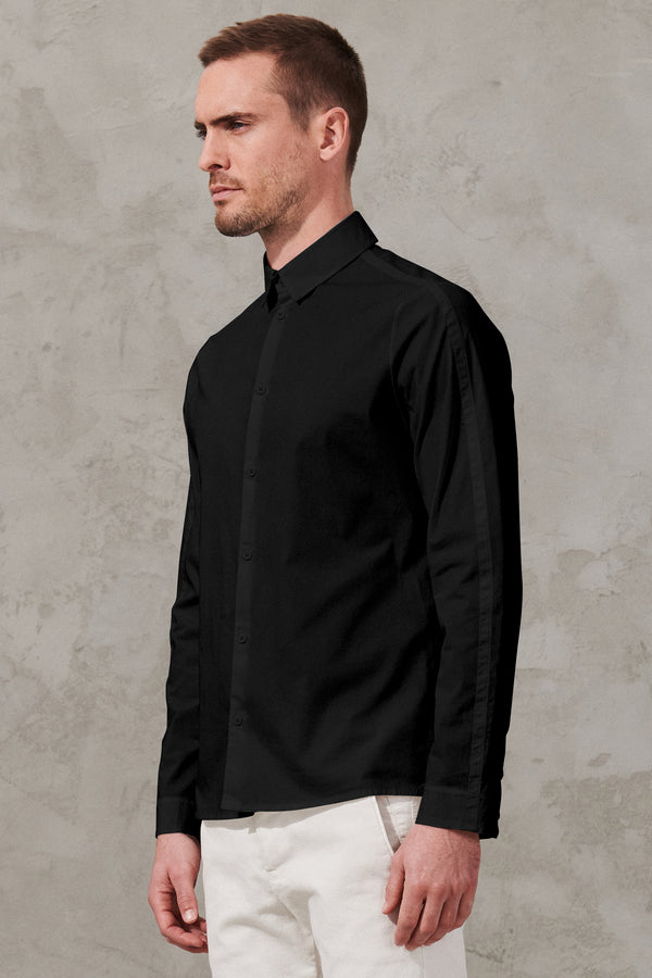 Regular-fit shirt in stretch cotton poplin | 1011.CFUTRWU300.U10