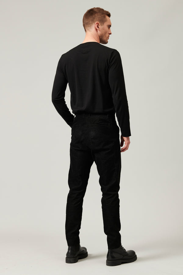 Pantalone regular fit in velluto mille righe di misto cotone stretch | 1013.CFUTRYC120.U10