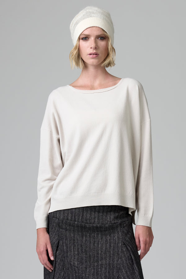 Wool cap with alpaca printed thread inlay | 1016.HATDTRB15504.102