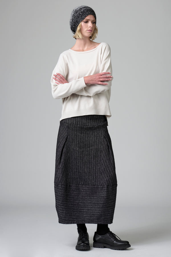 Berretto in misto alpaca a fasce bicolore | 1016.HATDTRB17524.13