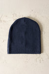Wool ribbed knitted cap with special contrasting colour stitching in the middle | 1019.HATUTRE17525.U05