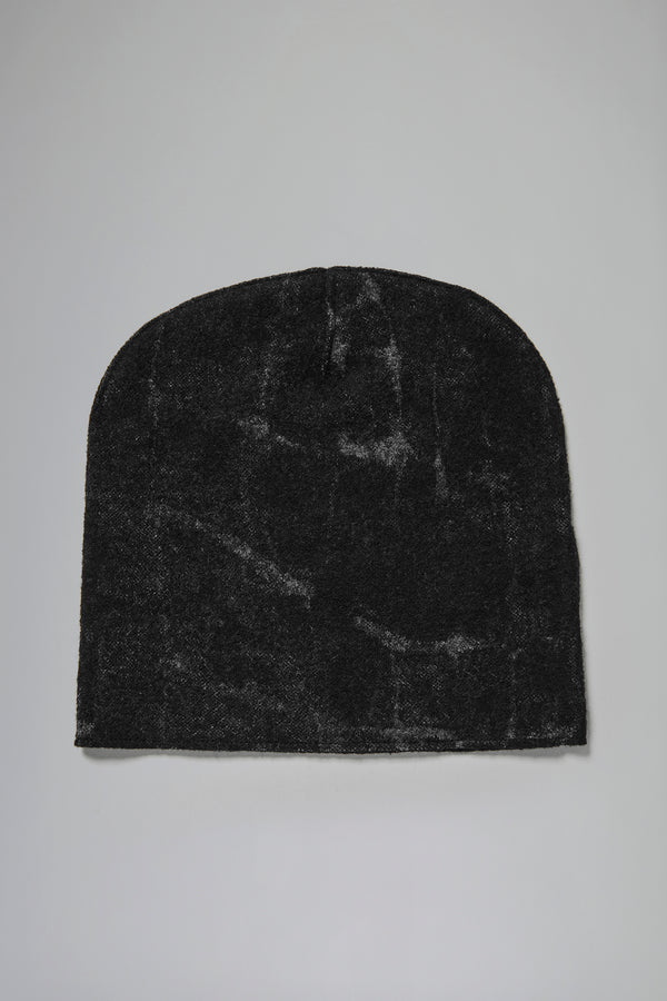 Bonnet en jacquard de laine vierge et viscose avec profils à coupe brute | 1016.HATUTRB21566.U310