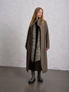 Cappotto lungo slim fit in maglia di lana cotta | 1019.CFDTREX332.14