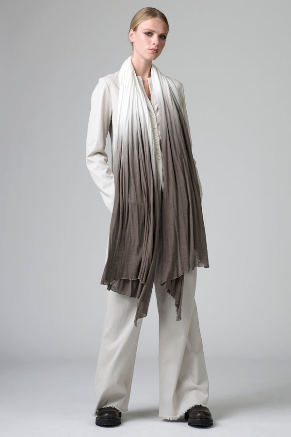 Sciarpa in maglia di viscosa con tintura degradè | 1016.SCADTRB2000D.31