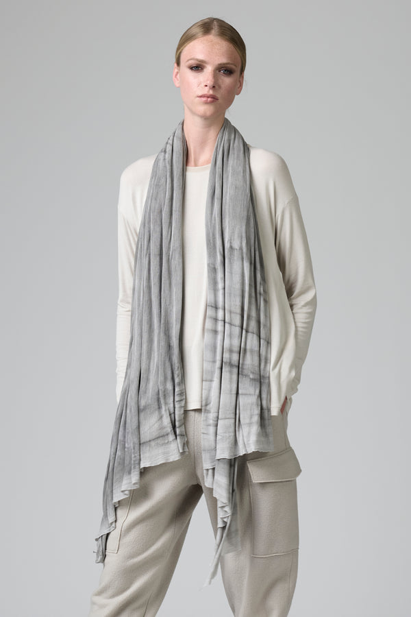 Sciarpa in maglia di viscosa tinta a mano | 1016.SCADTRB2002.12