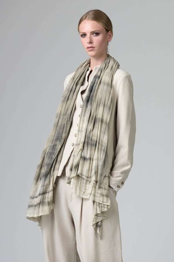 Sciarpa in maglia di viscosa tinta a mano | 1016.SCADTRB2002.22