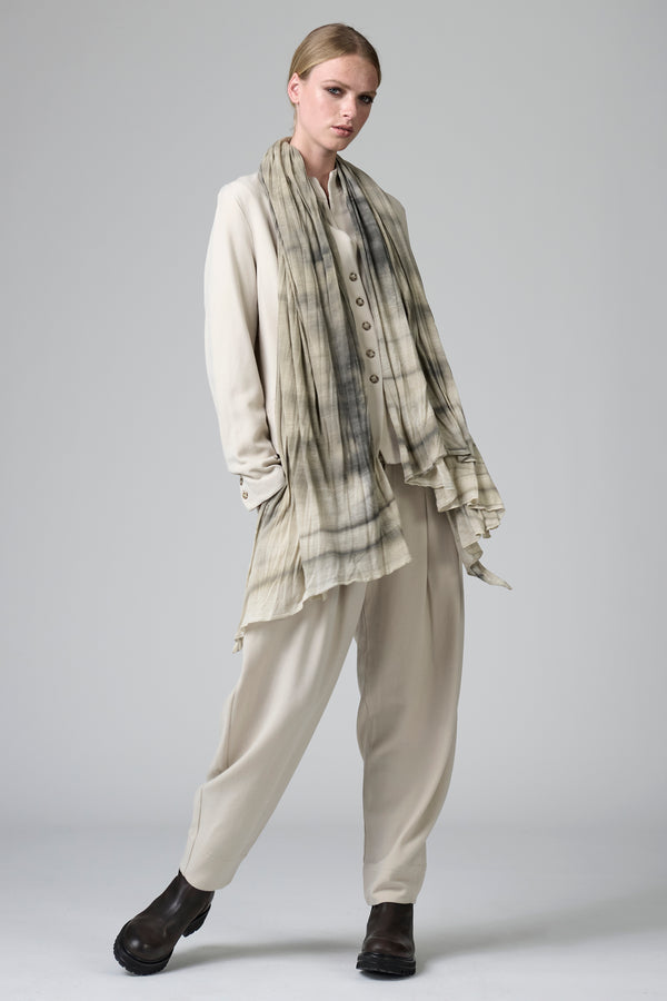 Sciarpa in maglia di viscosa tinta a mano | 1016.SCADTRB2002.22