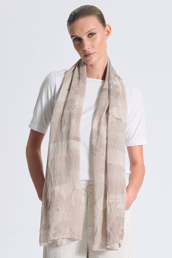 Sciarpa in georgette di viscosa stampata | 1017.SCADTRCS285.02