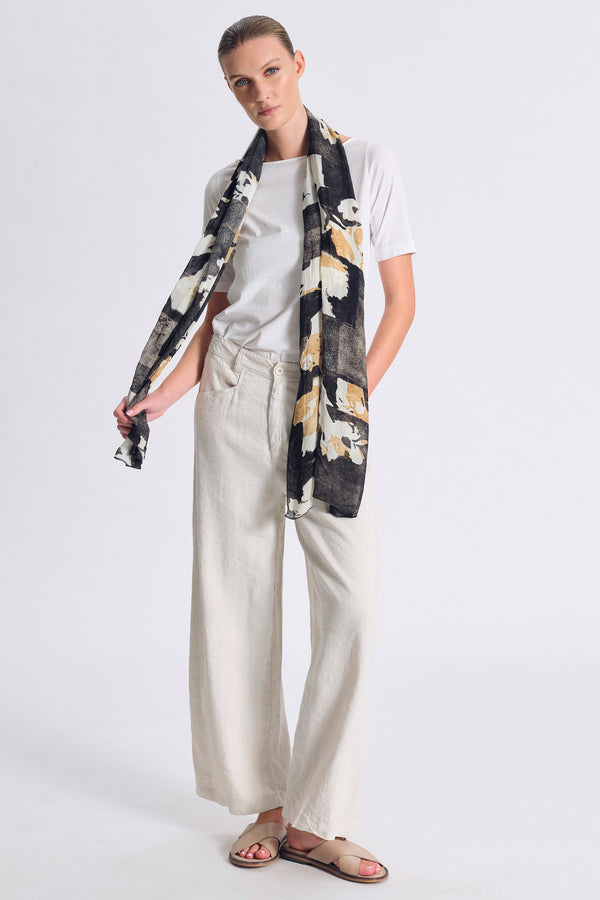 Sciarpa in georgette di viscosa stampata | 1017.SCADTRCS285.03