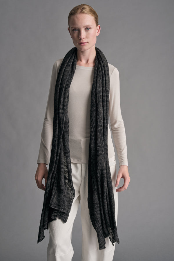 Wollstrickschal mit Tartan-Muster | 1019.SCADTRE2002.12