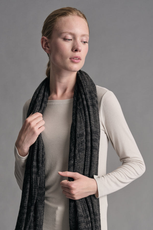 Wollstrickschal mit Tartan-Muster | 1019.SCADTRE2002.12