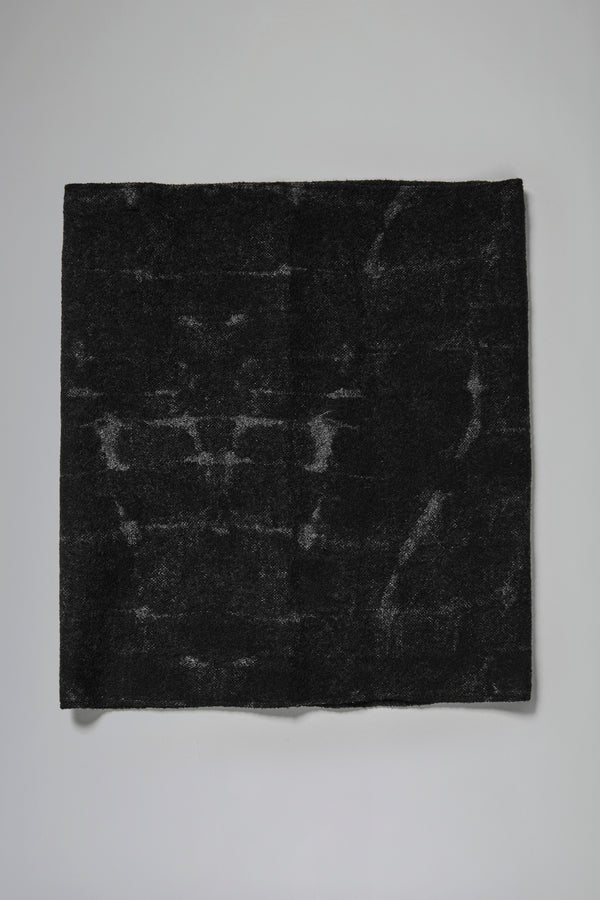 Col en jacquard de laine vierge et viscose avec profils à coupe brute | 1016.SCAUTRB21565.U310