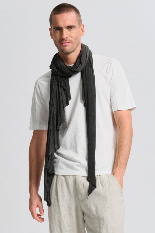 Kefia in maglia di viscosa con rullatura a mano | 1017.SCAUTRC5000H.U310