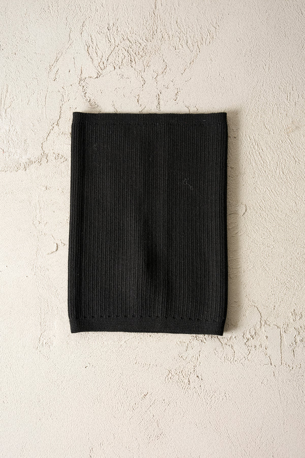 Wool ribbed knitted snood with special contrasting colour stitching in the middle | 1019.SCAUTRE17526.U10