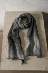 Schal aus plattiertem Glattstrick aus Woll-Alpaka-Mix mit Space-Dye-Garn | 1019.SCAUTRE19545.U312