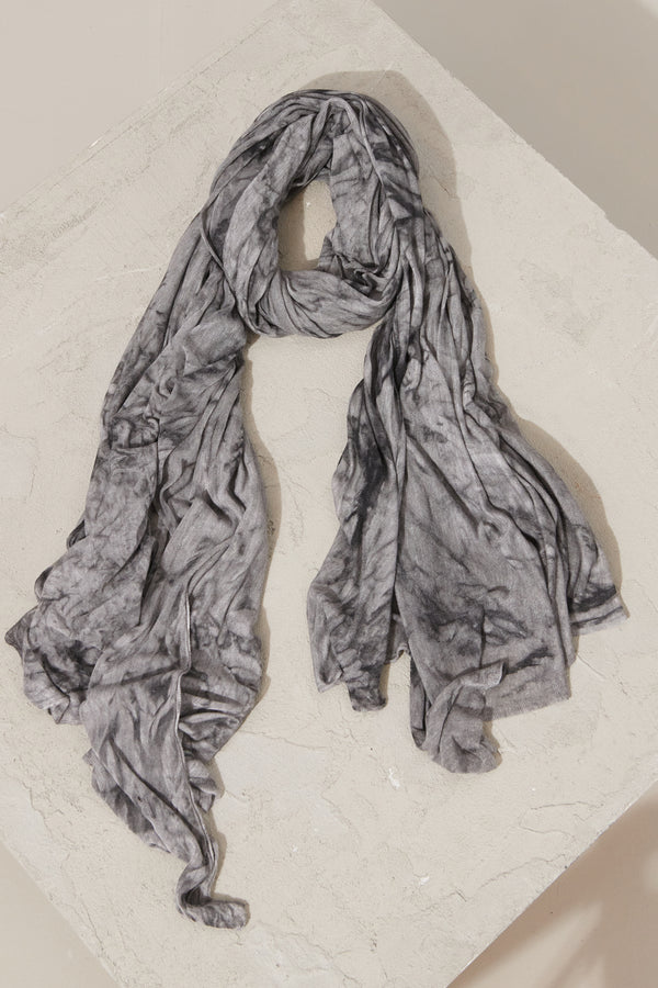 Kefia teint à froid effet tie & dye en maille de viscose | 1011.SCAUTRW5001EC.U310