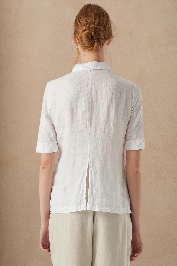 Bluse mit 3/4-arm aus leinenjersey, regular fit | 1005.CFDTRQK204.00