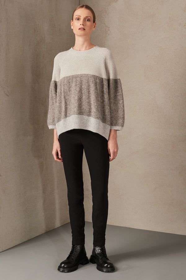 Oversize wool and alpaca blend jumper | 1007.CFDTRS14491.21
