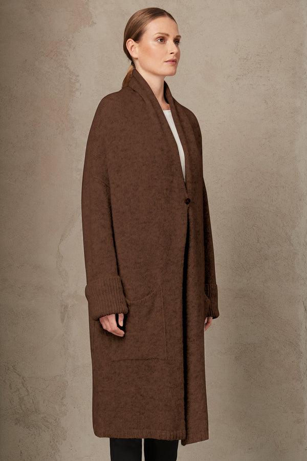 Cardigan oversize di alpaca misto lana | 1007.CFDTRS16511.32