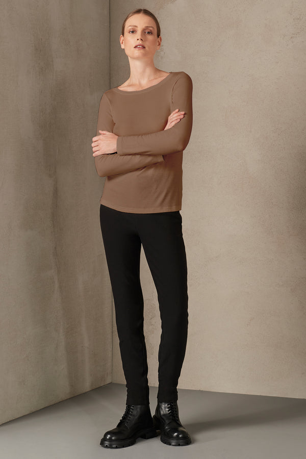 Slim fit t-shirt in stretch modal jersey | 1007.CFDTRSI182.32