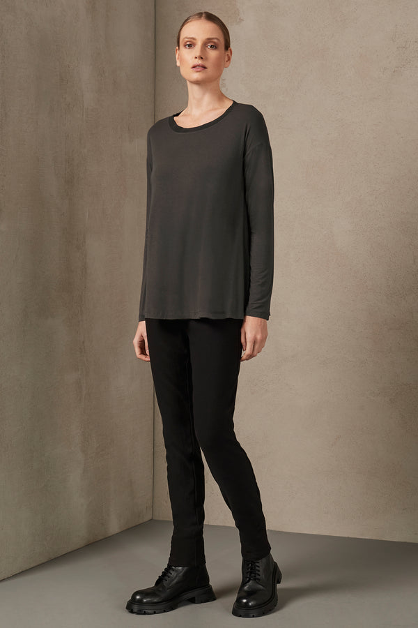 Comfort fit t-shirt in stretch modal jersey | 1007.CFDTRSI183.16