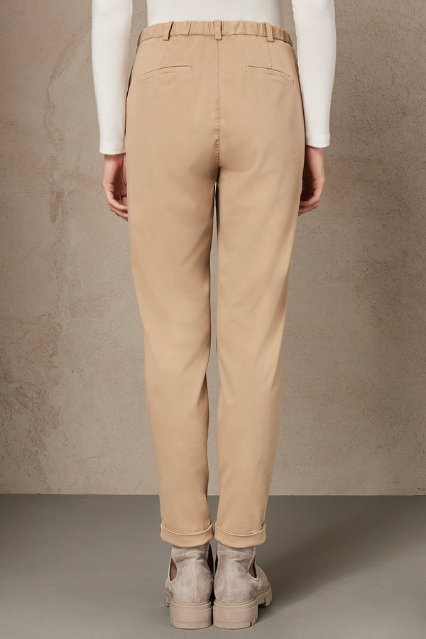Pantalone regular fit in misto cotone stretch | 1007.CFDTRSR270.22