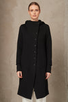 Cappotto con cappuccio staccabile in maglia di lana | 1007.CFDTRSX331.10