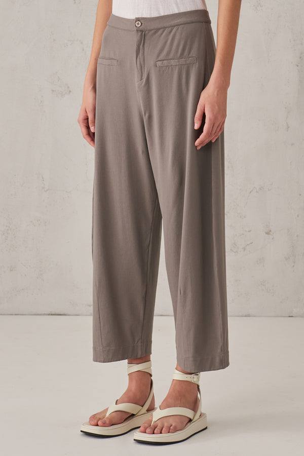Pantalone comfort fit in jersey di cotone stretch | 1008.CFDTRTJ191.13