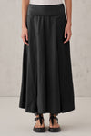 Wide flared skirt with pockets in light cotton | 1008.CFDTRTN235.10