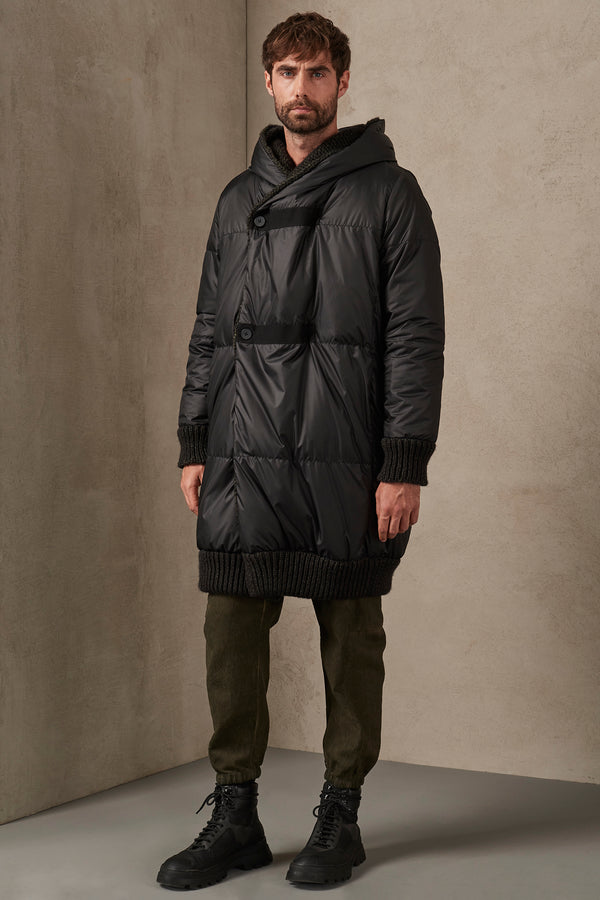 Reversible duffle coat padded with real duck down | 1007.CFUTRS19541.U204