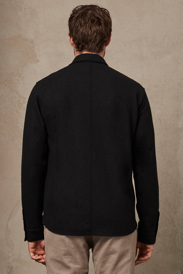Woolen cloth regular-fit overshirt | 1007.CFUTRSK203.U10