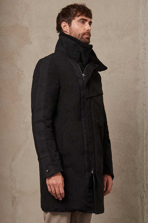 Water repellent cotton coat, padded with real duck down. | 1007.CFUTRSO243.U10