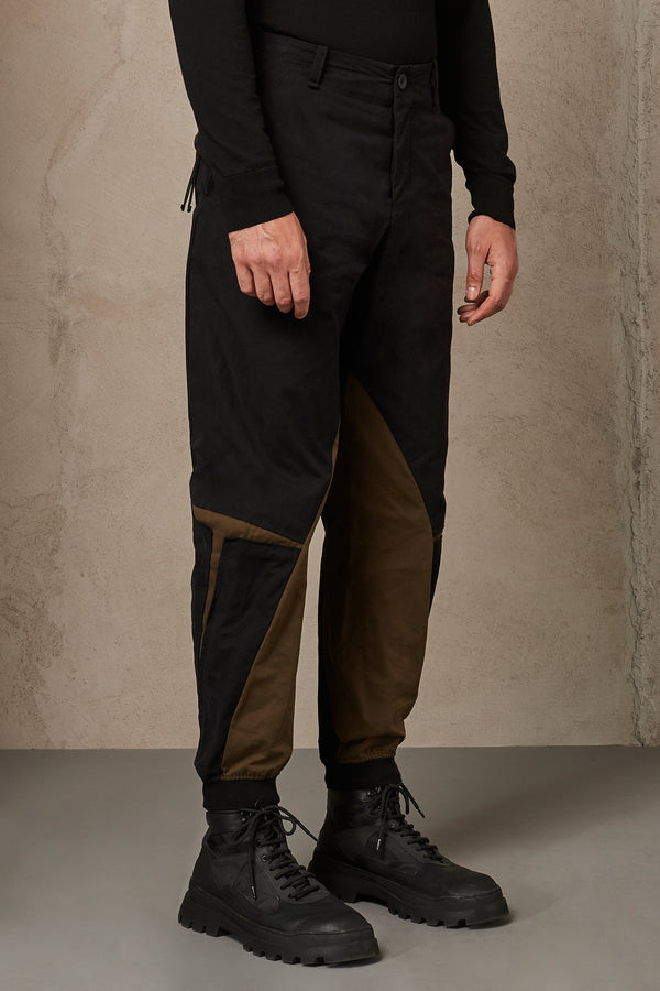 Pantalon ergonomique oversize en coton déperlant | 1007.CFUTRSO246.U10