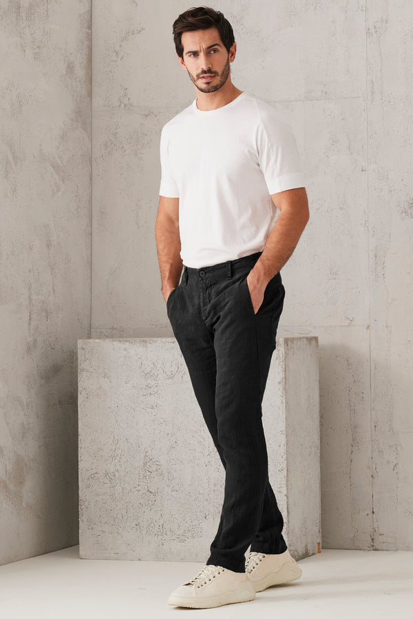 Sustainable Linen Casual Trousers  Linen Formal Pants Wholesale Supplier   CEF
