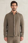 Regular fit linen shirt | 1008.CFUTRTV310.U13