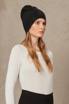 Alpaca and wool knit cap with cable | 1007.HATDTRS12477.13
